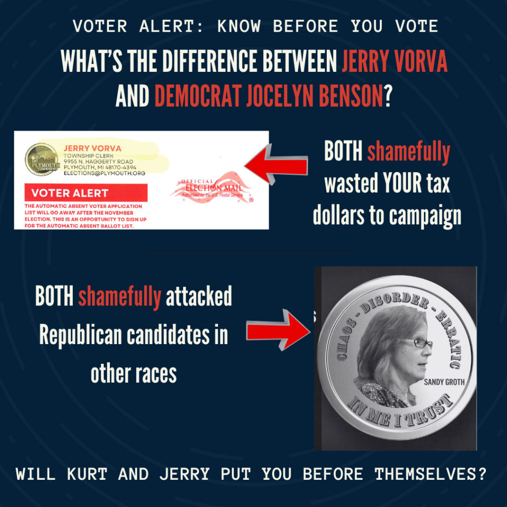 JERRY VORVA USED BENSON’S DIRTY TRICKS TO GET VOTES AND USES SUPER PAC TO ATTACK REPUBLICANS